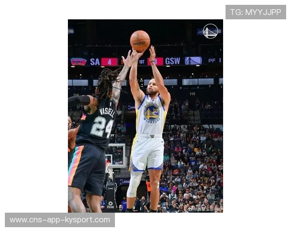 库里弧顶三分起手命中，勇士抢回主动